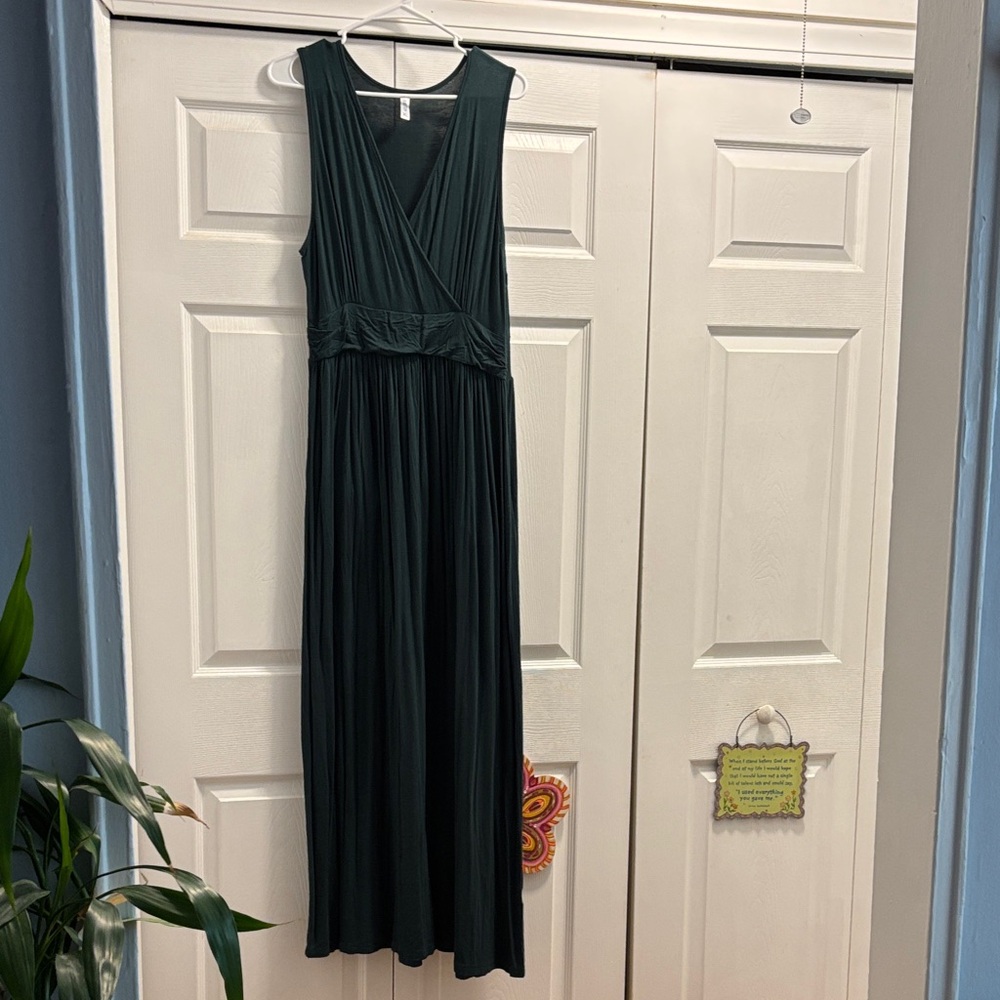 LuLaRoe Deep Green Maxi Dress